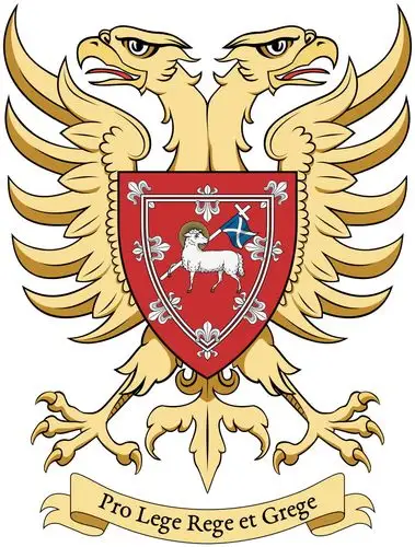 绘制有特殊的奥斯定会双头鹰标志历史双头鹰拜占庭神圣罗马帝国