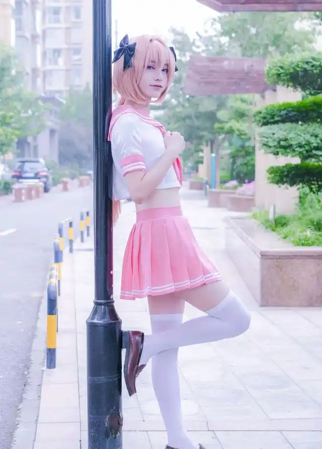 「cos」fate/apocrypha 女装大佬 阿福伪娘照