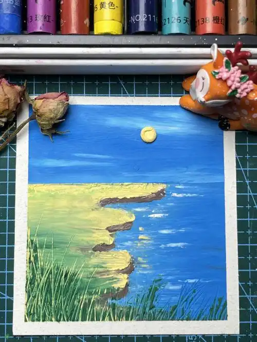 油画棒风景画教学