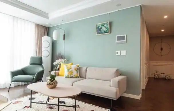 浅色客厅墙面越来越吃香设计师都偏爱的颜色看看你家是哪一种