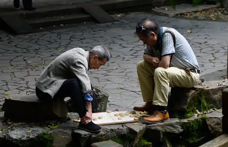 实拍赣州公园的大爷大妈们下棋唱歌广场舞孤独是一群人的狂欢