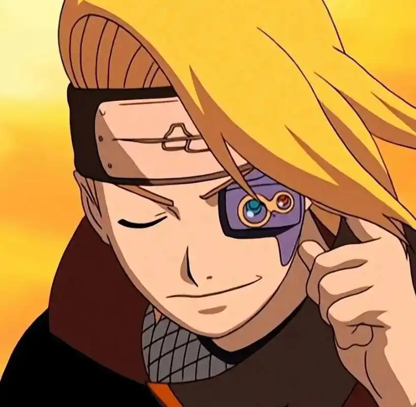 帅到爆的火影头像(13)迪达拉篇