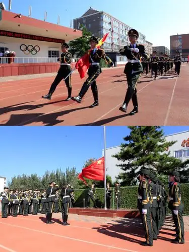 【凝聚德育立德树人】宣化四中教育集团西校区召开"开学典礼暨第64个