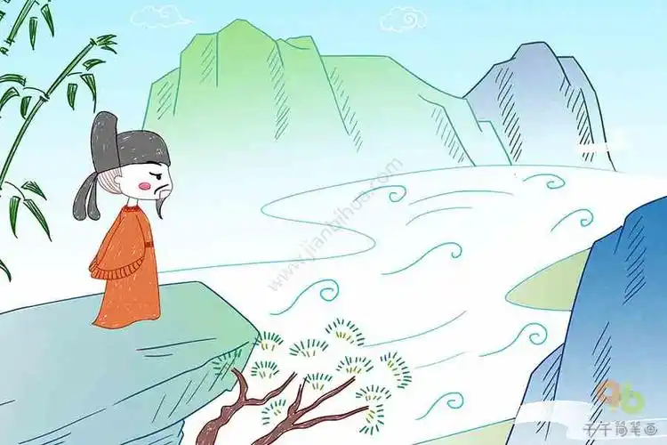 风古诗配图简笔画_古诗配画简笔画