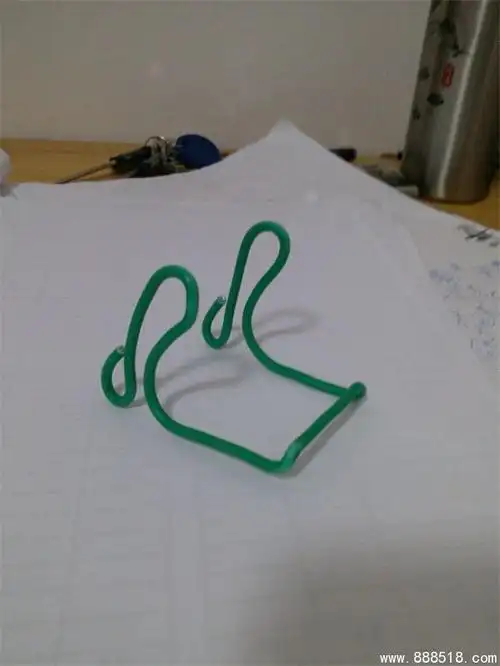 用粗电线自制简单实用的手机支架手工diy