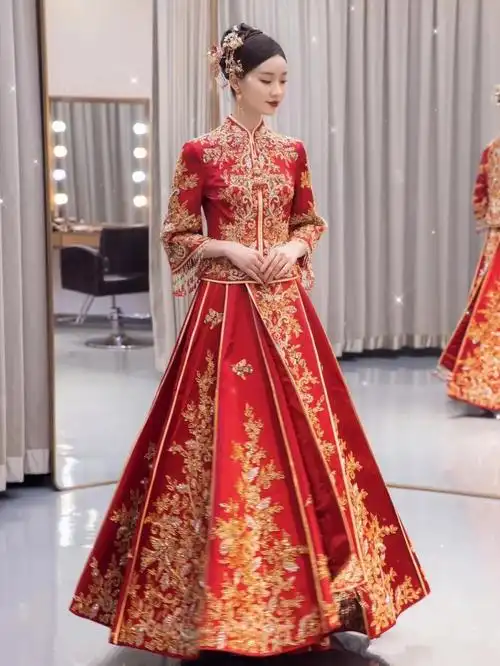 薇汀婚纱61中式嫁衣