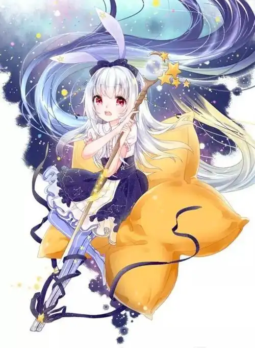 二次元兔耳少女系列壁纸