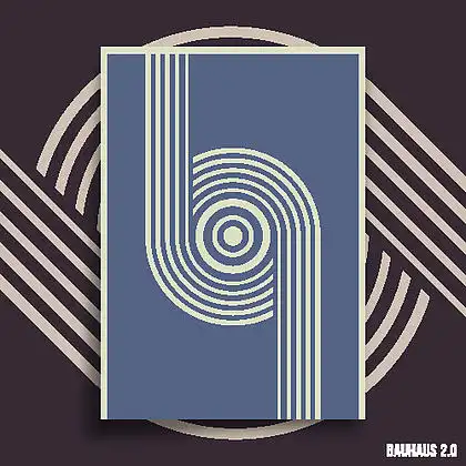 排版或其他印刷产品设置的最小几何设计背景