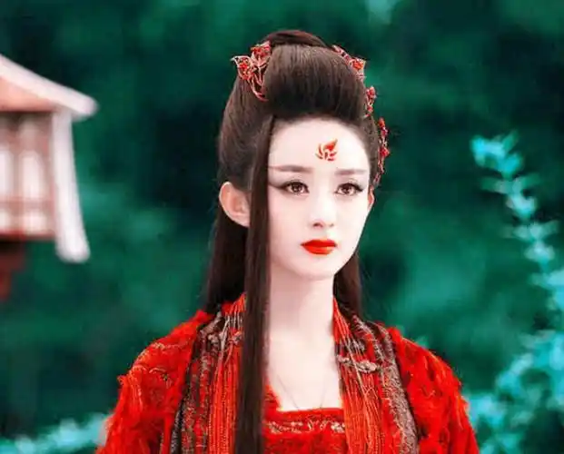 12星座公主古装美女图片天蝎座十二星座对应的古装红衣女子