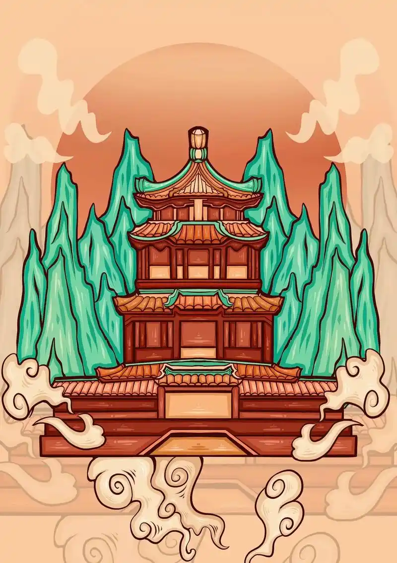 北京07.#北京 #颐和园 #画画96 #procreate - 抖音