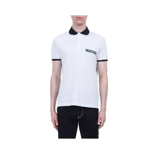 香港直发fendi芬迪男士白色时尚小怪兽眼睛短袖polo衫