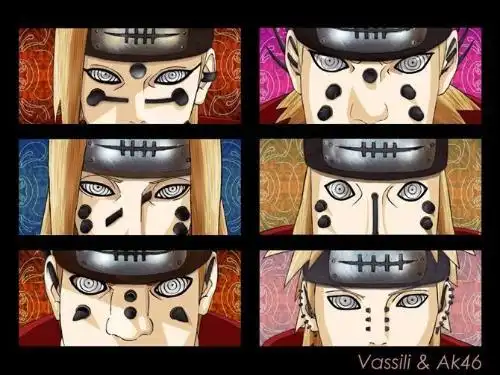 火影所有的眼(包括仙人模式的眼 轮回眼)谁有图片发来