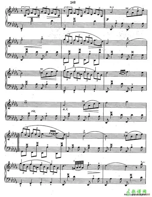 歌曲简谱即兴幻想曲op66手风琴谱