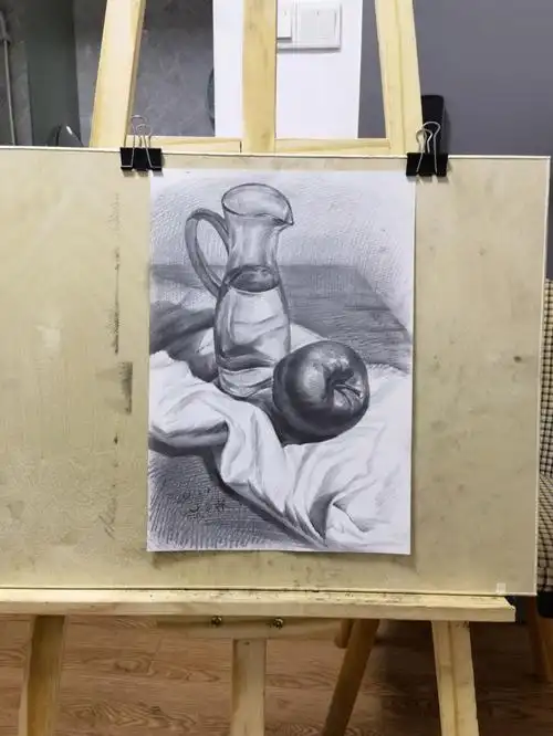 素描静物简单组合作画步骤工具运用分享
