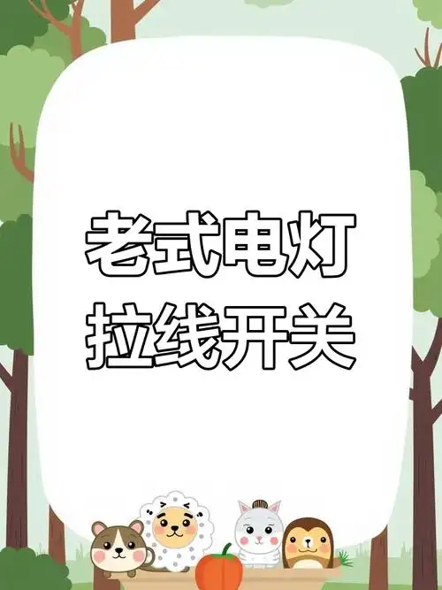 80年代老式电灯开关,怀旧记忆中的拉线设计