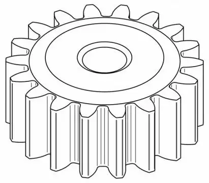 黑色线条齿轮手绘插画927046png图片免抠素材