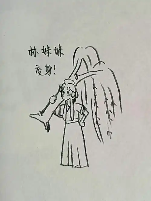 临摹 #林黛玉 #古风 别划走!有惊喜 - 抖音