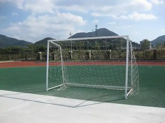 专用足球门材质:镀锌钢管工艺:抛光除锈 静电喷塑颜色:白色适用场地