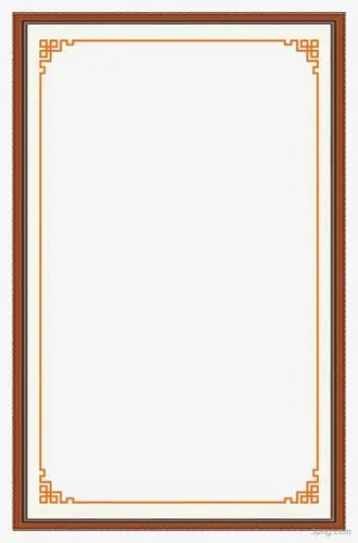 中国风古典窗框样式边框