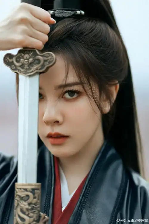 宋妍霏战损妆##宋妍霏高马尾古装造型