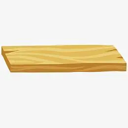 卡通木板矢量图下载