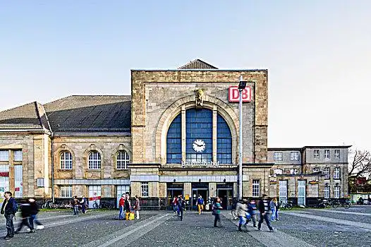 中心,火车站,北莱茵威斯特伐利亚,德国,欧洲
