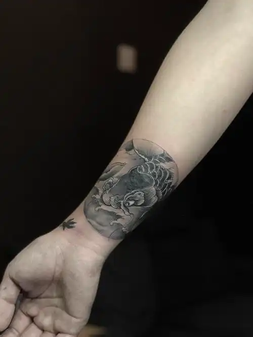 遮盖小臂🐟_纹身图案手稿图片_阿洋的纹身作品集