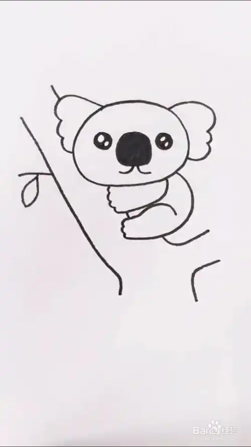 考拉的简笔画如何画?