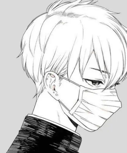 动漫人物铅笔画作品_帅气的男生女生