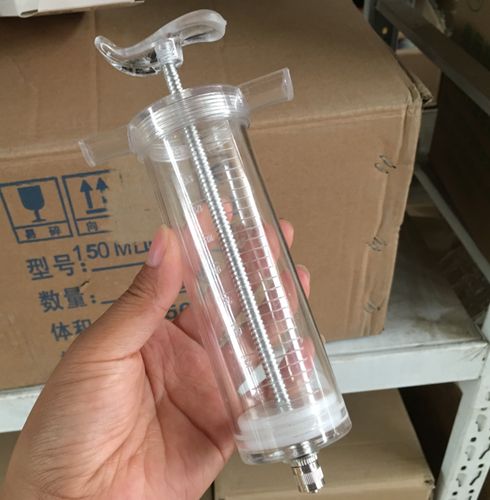 大号塑钢注射器大容量大口径针筒针管乳鸽喂食疫苗畜牧