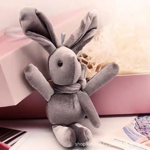 韩国绒许愿兔毛绒挂件公仔情人节包配件结婚婚庆公司活动生日礼物