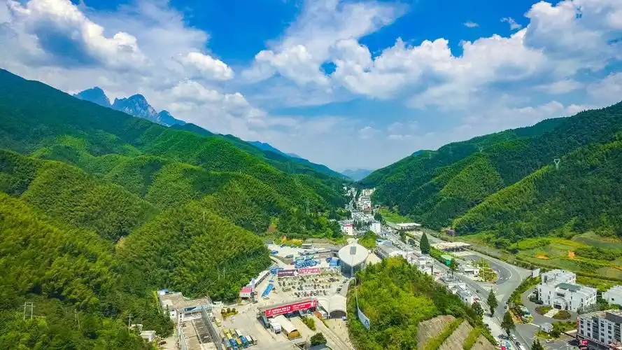 航拍黄山风景区