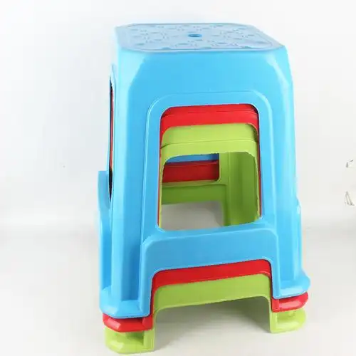 44cm加厚大号塑料凳子 106塑料开会凳子 会议塑料凳 10元店货源