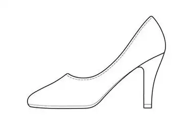 红高跟鞋简笔画 双11美丽女人必备的鞋子