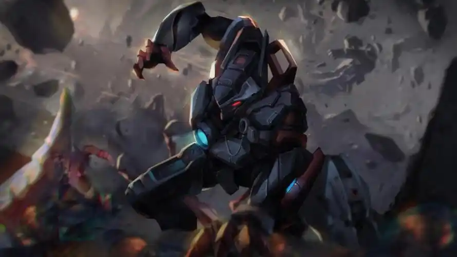 炫酷暗黑系机甲霸气手绘插画,高清图片,艺术壁纸-回车桌面