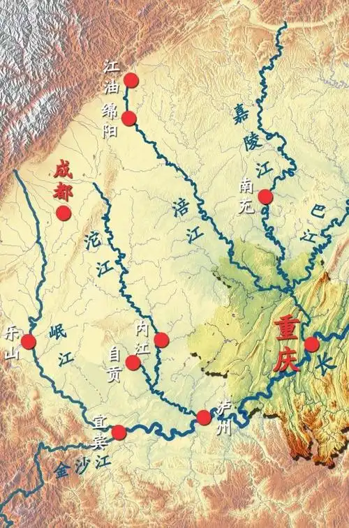 【地理阅读】四川盆地中部,为何难形成大城市?