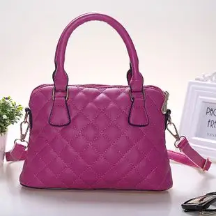 2016春夏新款包手提包小包包日韩版简约菱形包潮流单肩包斜挎女包