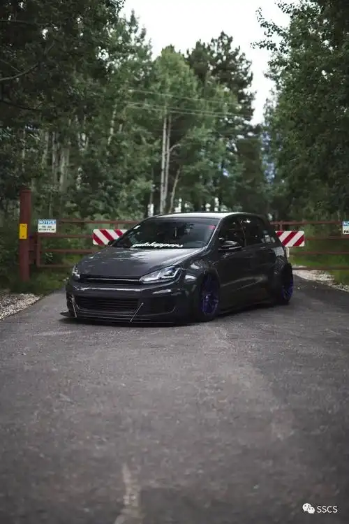 自制diy宽体低趴六代高尔夫gti 改装欣赏