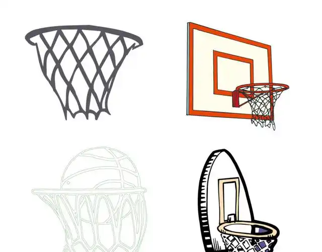 篮球框矢量素材合集