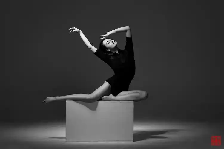 黑白经典舞蹈照