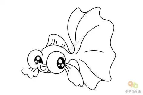 小金鱼简笔画