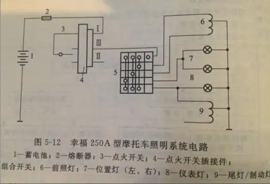 led电动车大灯,led摩托车大灯_接线图分享