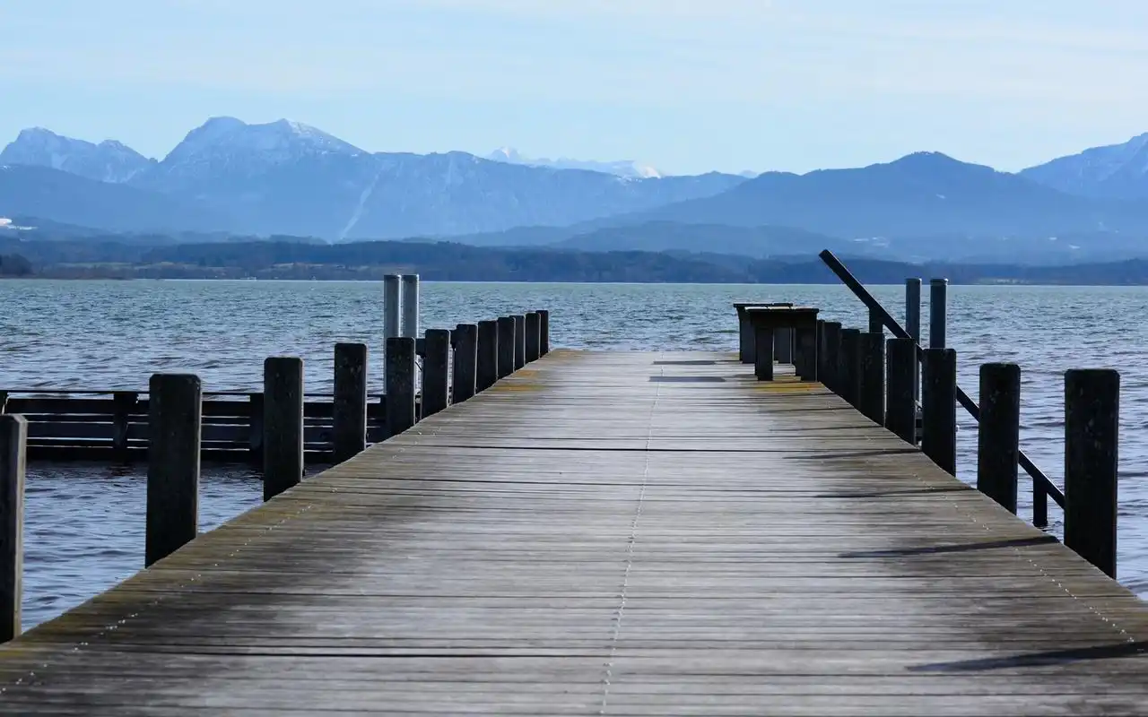 精选唯美码头风景图片桌面壁纸