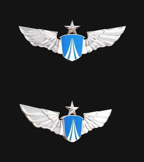 5款空军标志旋转循环视频