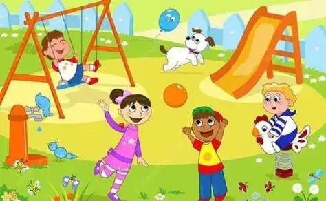 儿童一起玩简笔画