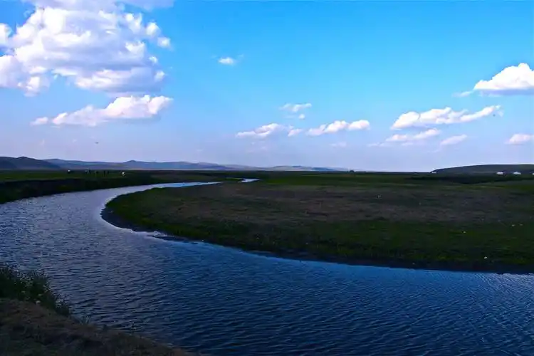 草原牧歌3-弯弯的小河_风景_poco摄影,风光摄影