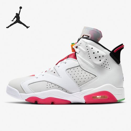 nike耐克正品airjordanhareaj6兔八哥白红彩蛋篮球鞋