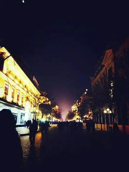 吸溜着热乎的姜汁可乐暖手暖胃,一个人左看右看,看陌生的街道陌生的