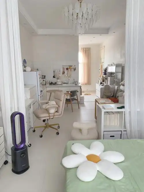 今天没有加班,下班挺早的推开门,看到舒服的小窝~满足房间虽然小,但