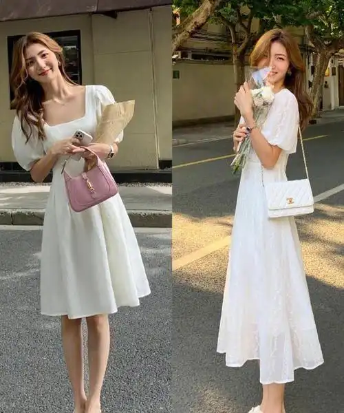 穿裙子有哪些技巧技巧①确定自己的色系定位和其他肤色比较亮白的女生